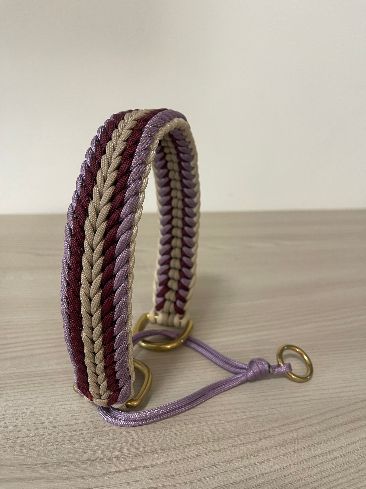 Collare in paracord semi strozzo