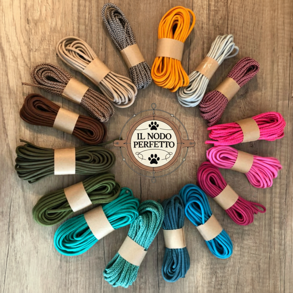 Logo Il Nodo Perfetto con corde colorate